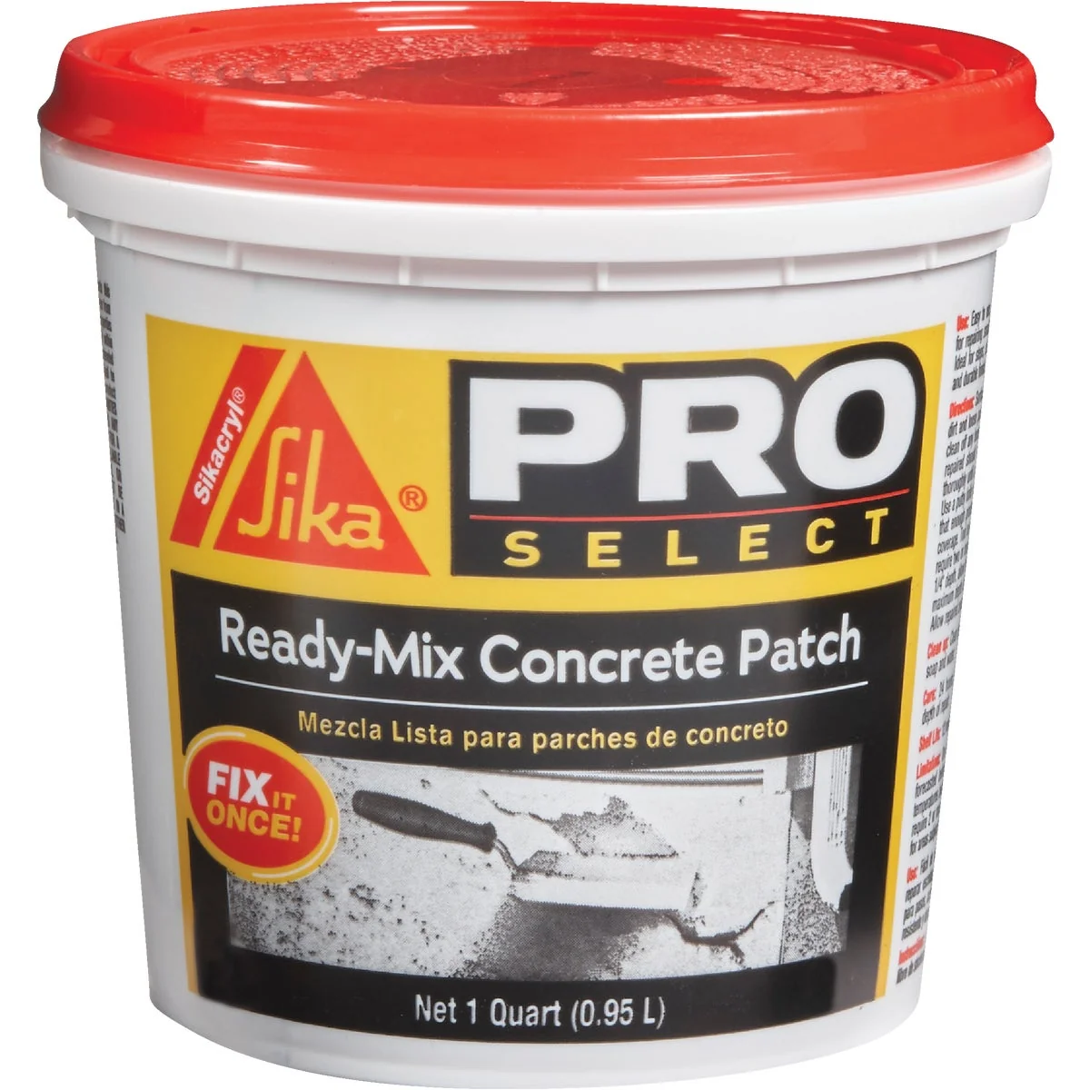 Efficient Sika 1 Qt. Ready-Mix Gray Concrete Patch Contemporary