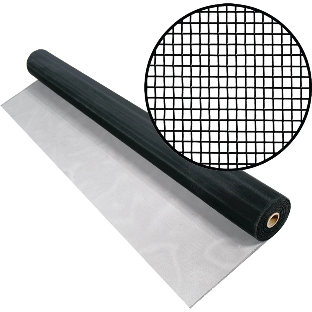 Original Design Phifer 48 In. x 100 Ft. Black Aluminum Screen Top-Quality