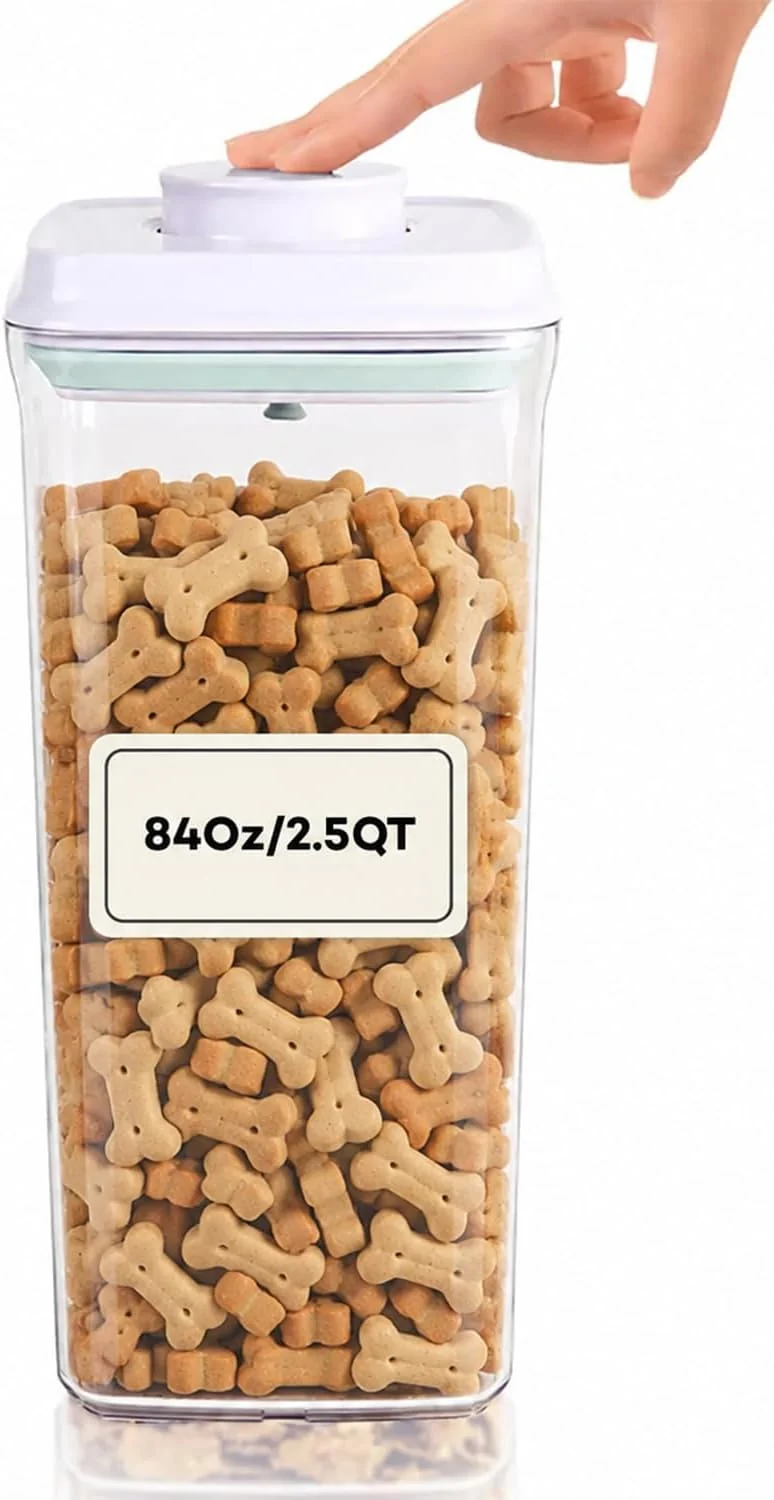 Stylish Bop Top Airtight Food Storage Containers Pop-Top Lid 10.5 Cups 84 Oz Certified