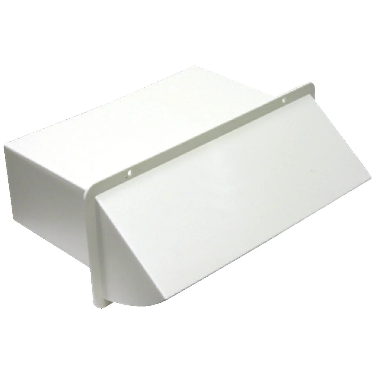 Trendy Lambro 3-1 4 In. x 10 In. White Plastic Kitchen Wall Vent Cap with Damper Exceptional