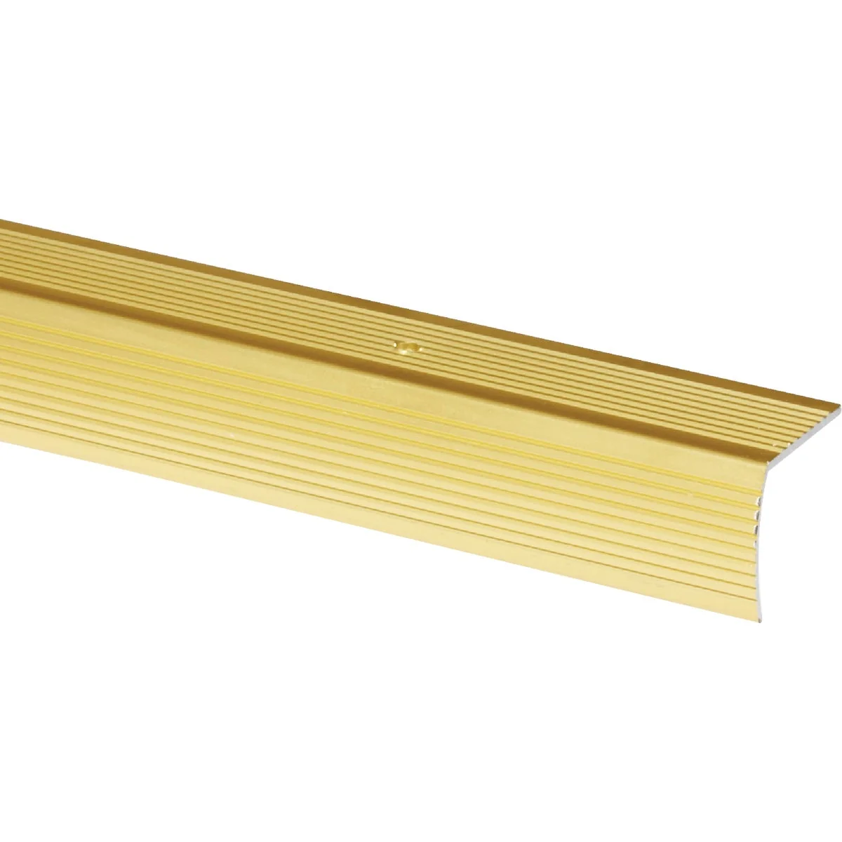 Functional Do it Satin Gold 1-1 8 In. W x 72 In. L Aluminum Stairnose Solid