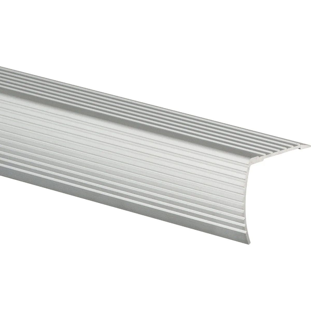 Recyclable Frost King Satin Silver 1-1 8 In. W x 36 In. L Aluminum Stairnose Durable