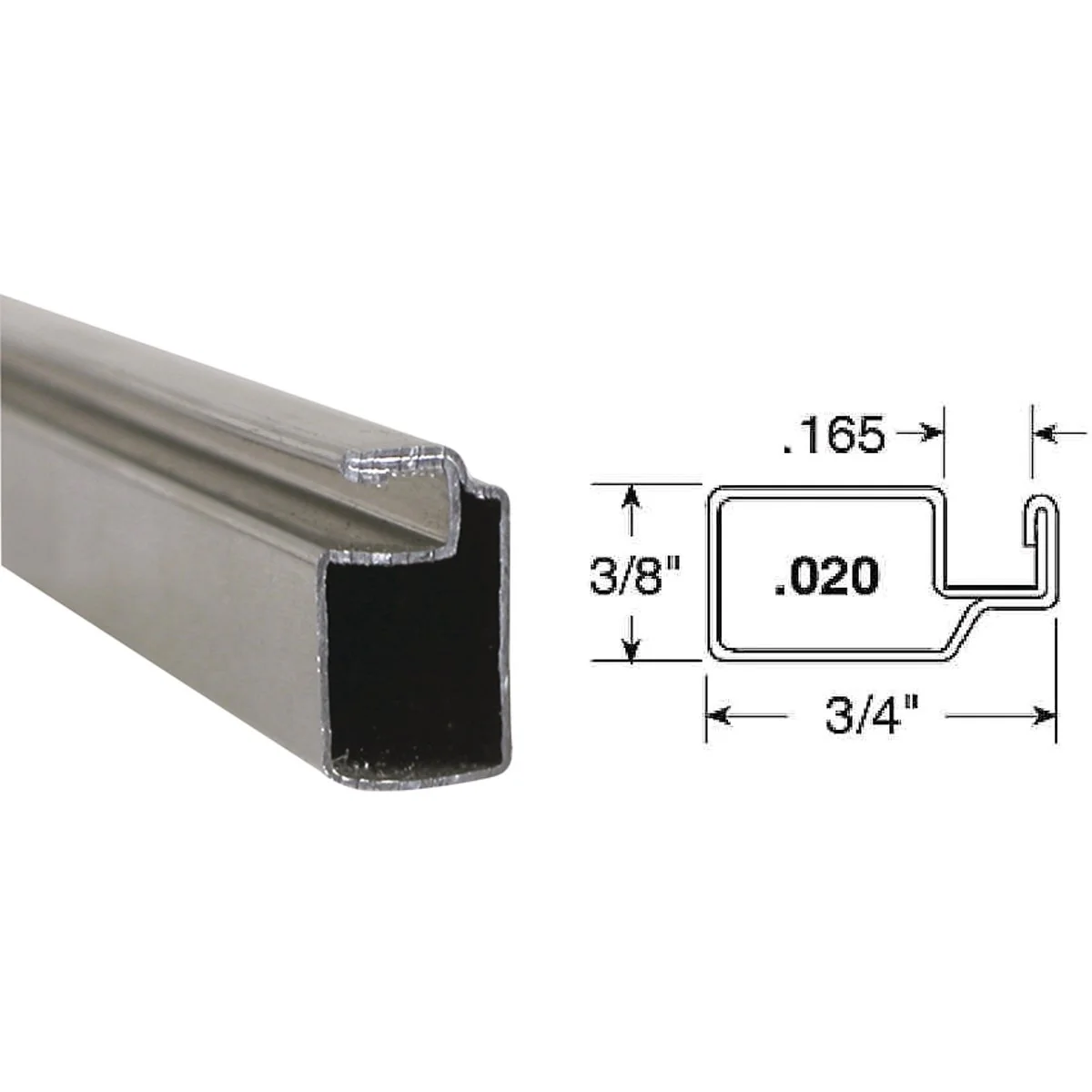 World-Class Prime-Line Make-2-Fit 3 4 x 3 8 x 94 Mill Aluminum Screen Frame Proven
