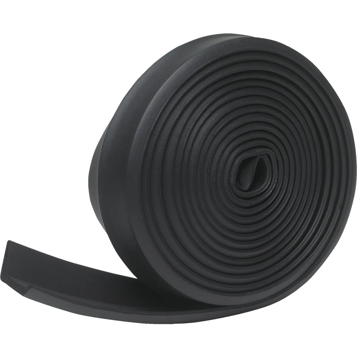 Fast Do it 2-1 4 In. x 16 Ft. Black Rubber Weatherstrip Garage Door Seal Clean