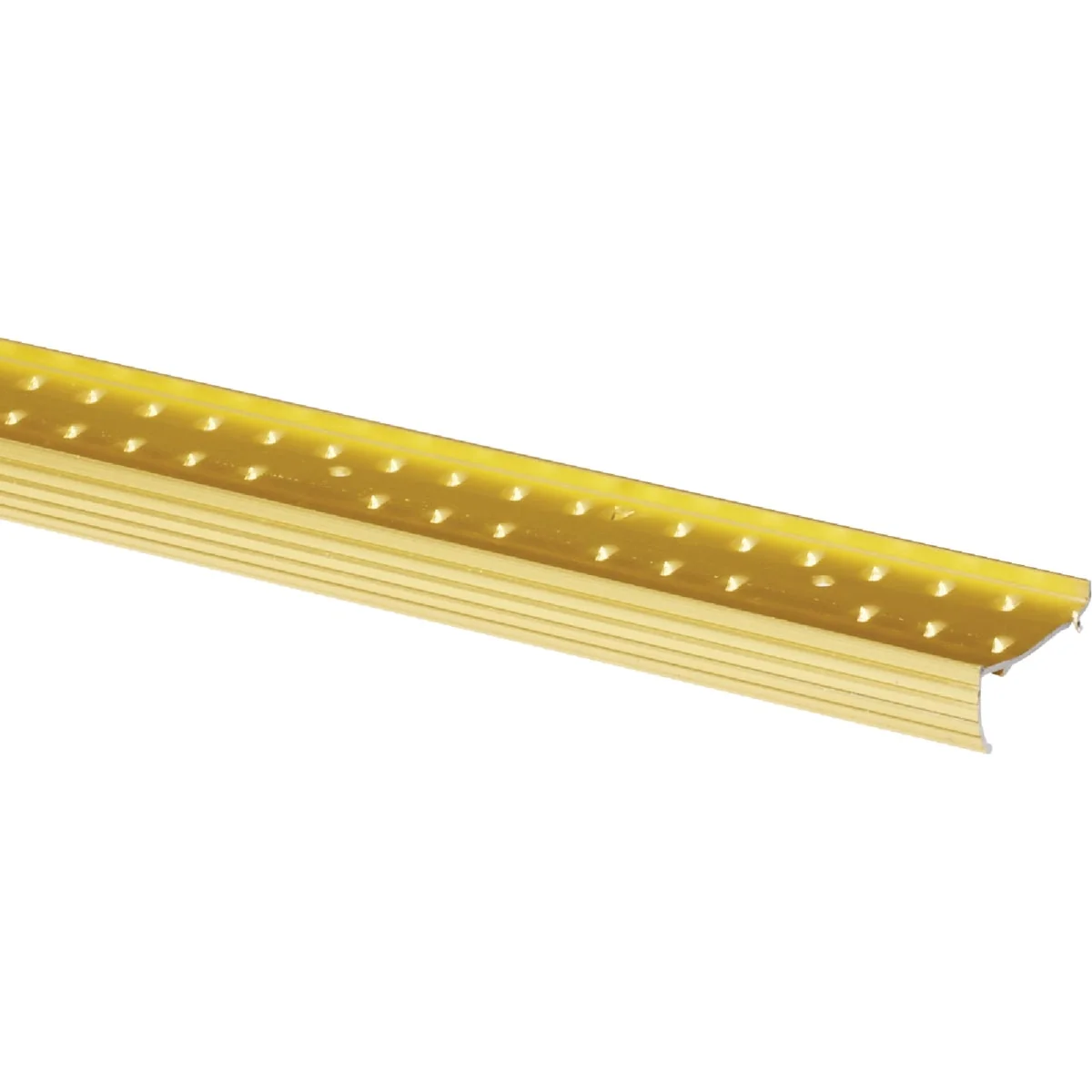 Clean Do it Satin Gold Fluted 1-3 8 In. x 3 Ft. Carpet Clamdown with Teeth Top-Quality