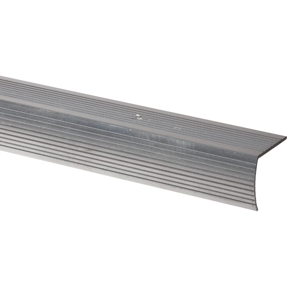 Exclusive M-D Satin Silver 1-1 8 In. W x 72 In. L Aluminum Stairnose First-Class