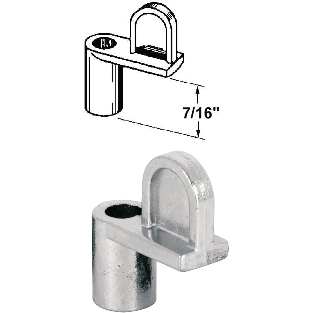 Easy-to-Use Prime-Line 7 16 In. Mill Swivel Die-cast Screen Clips With Screws 12 Count Advanced