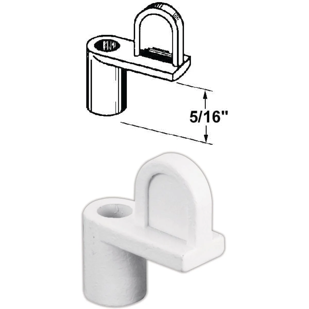 Clean Prime-Line 5 16 In. White Swivel Die-cast Screen Clips With Screws 12 Count High-End