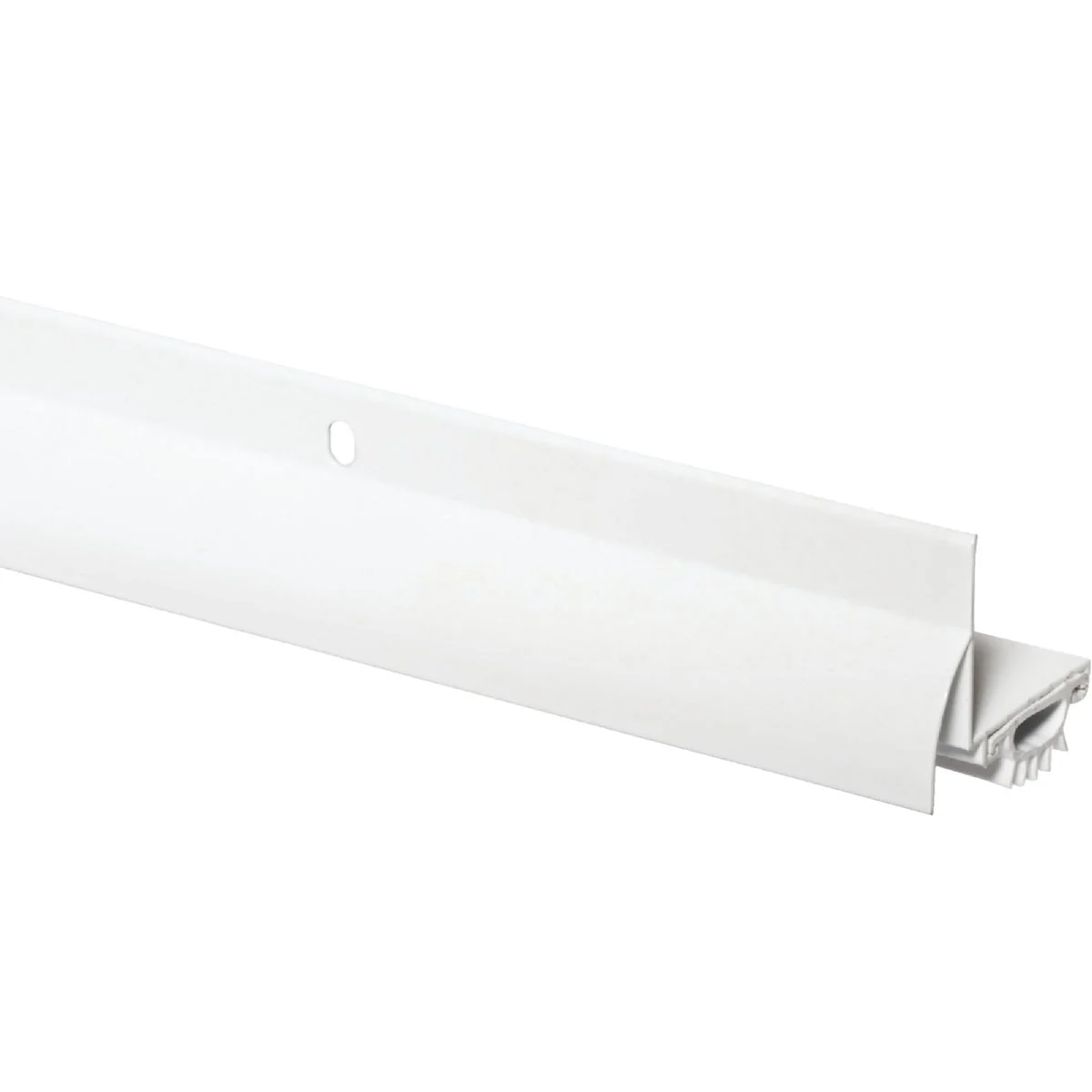 Prestigious M-D 1.75 In. W. x 1.25 In. H. x 36 In. L. White Vinyl L-Shaped Door Bottom with Drip Cap for 1-3 8 1-3 4 In. Door Natural