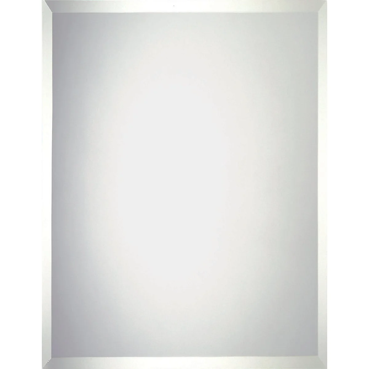 Expertly Made Erias Home Design 36 In. W. x 48 In. H. Frameless Beveled Edge Wall Mirror Safe