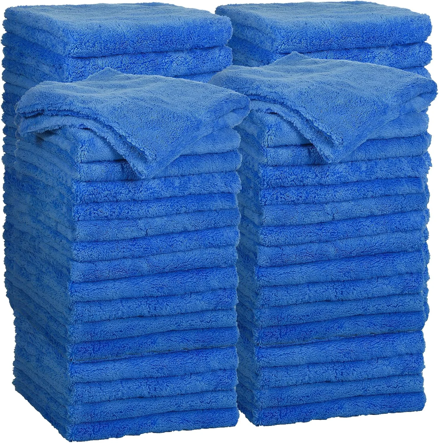 Secure Shimeyao 30 Pcs 16 x 16 Inch Microfiber Car Towels 500 GSM Edgeless Plush Solid