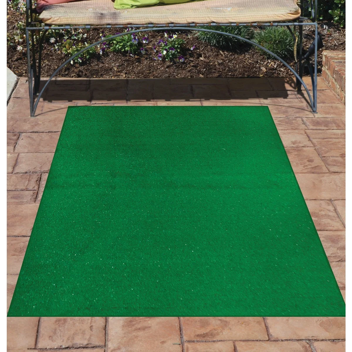 Quality Garland Rug 4 Ft. x 6 Ft. Indoor Outdoor Artificial Grass Area Rug Official