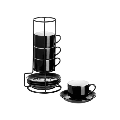 Practical 2.5 Ounce Espresso Cups Set of 4 4 Count Dependable