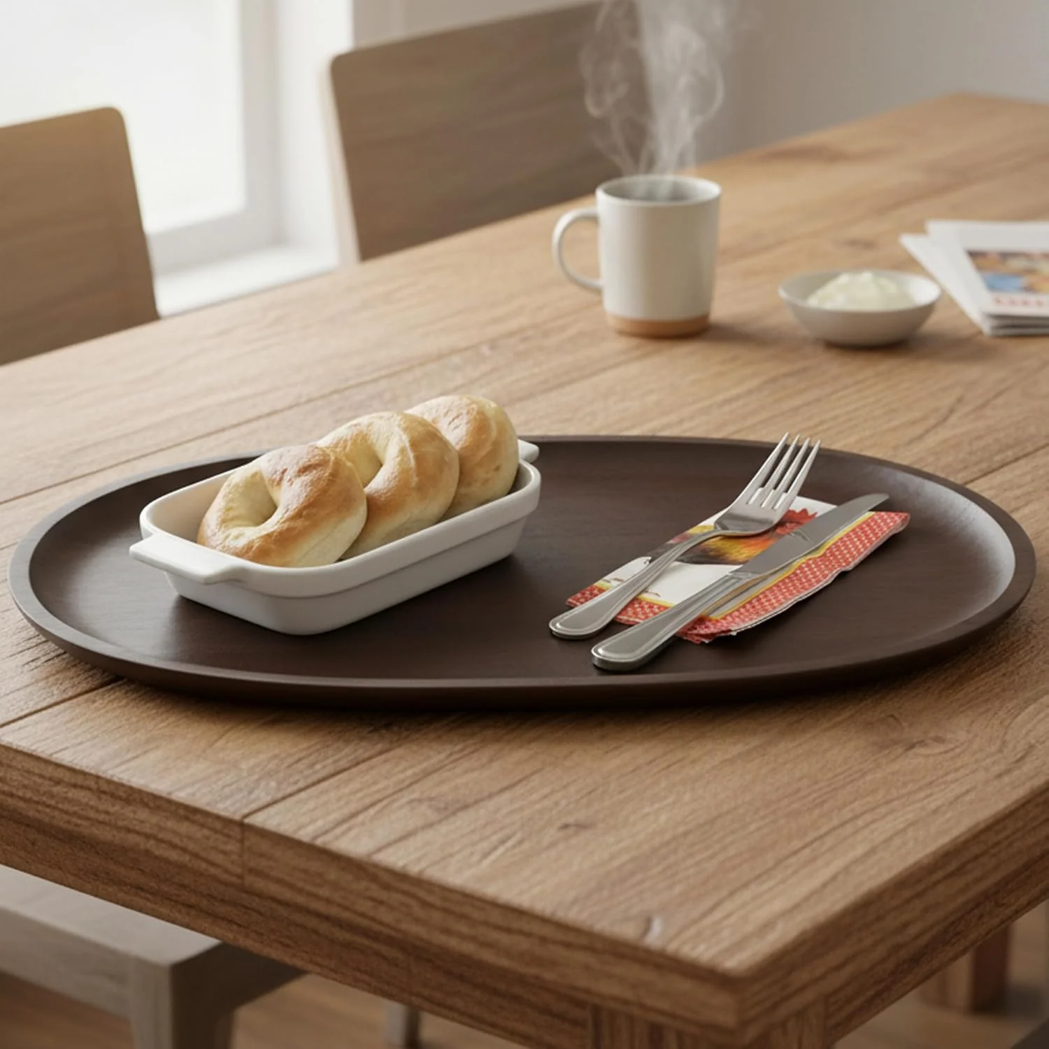 Secure Woodard amp Charles Walnut Stain Wood Extra Large Oval Tray 12 x 18 Serve Charcuterie Cheese Tapas Sushi Crudites Appetizers and More. For Home Entertaining Parties Events and Catering Flexible