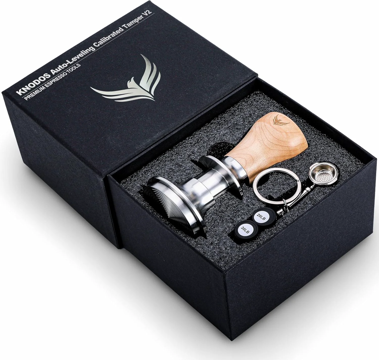 Convenient Spring Loaded 54mm Espresso Tamper for Breville Organic