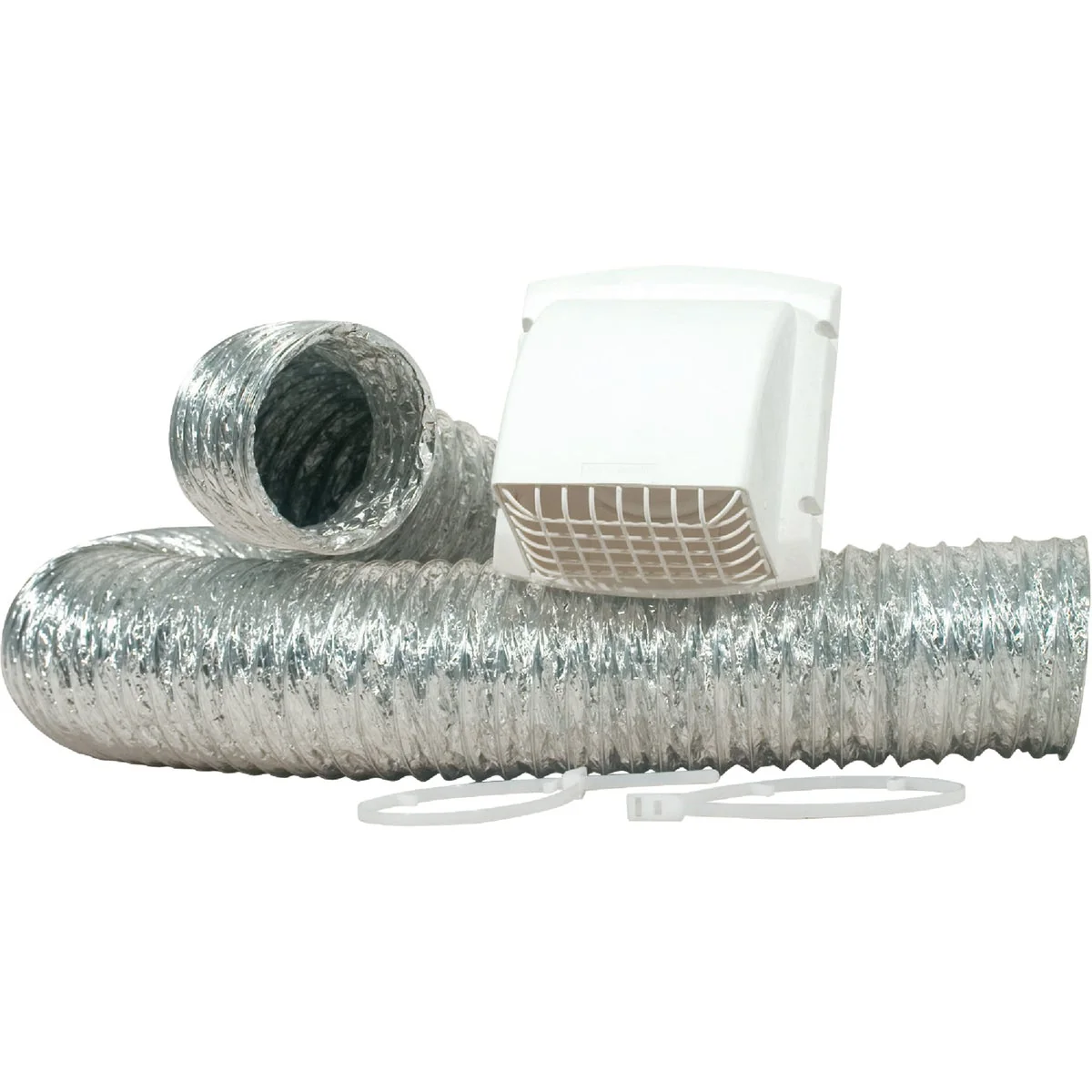 Authentic Dundas Jafine White Gas or Electric Dryer Vent Kit 4-Piece Certified