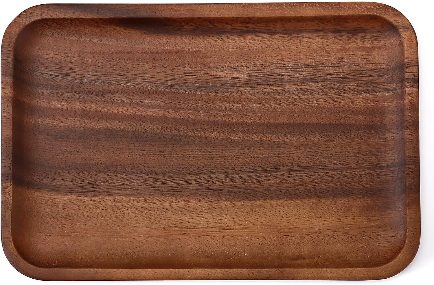 First-Class Serving Acacia Wood Valet Tray for Men Women Catch All Acacia Mens Key Dump Bedside Nightstand Organizer EDC Decorative Wooden Tray for Phone Watch Expertly Made