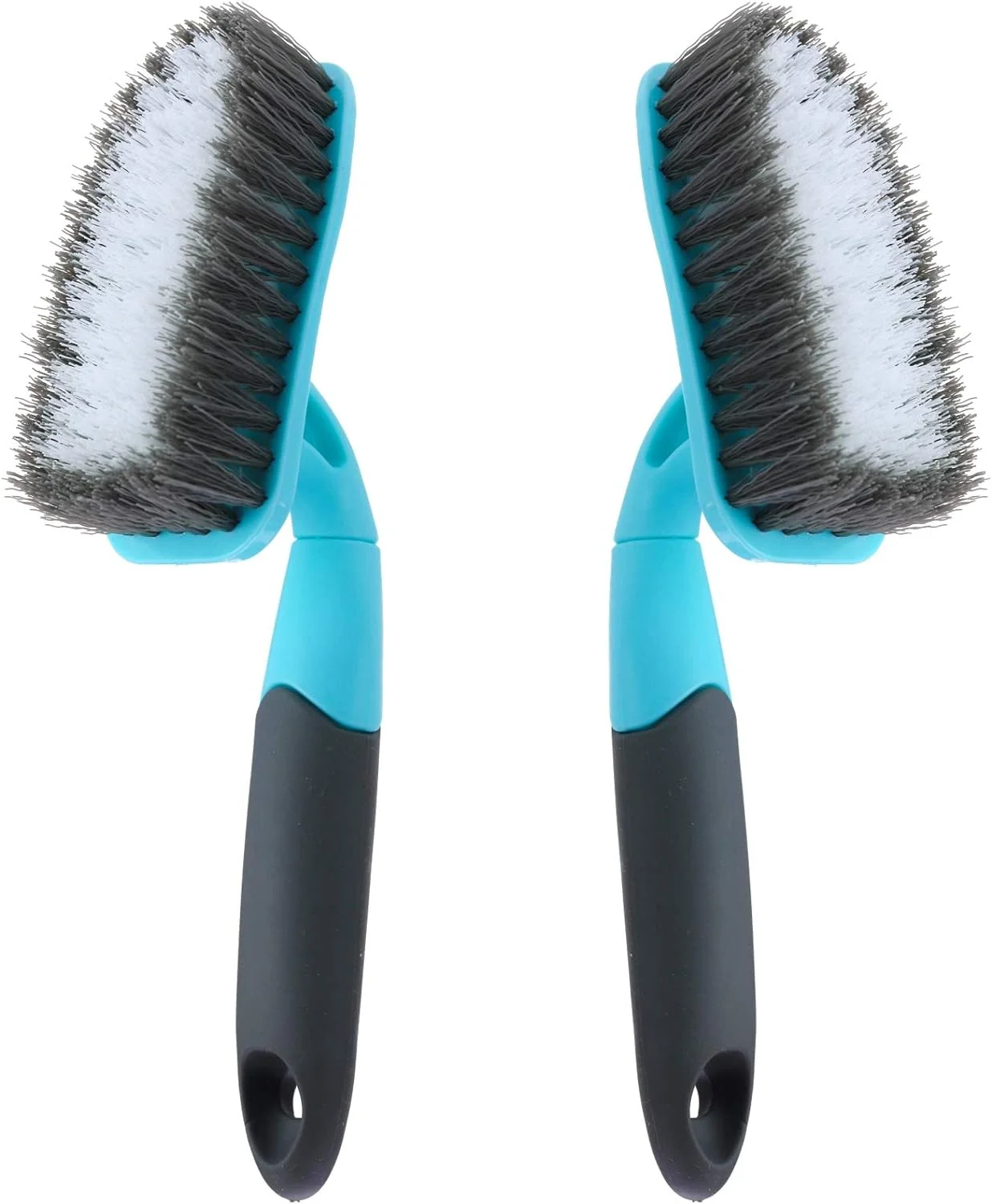 High-Grade 2-Pack Scrub Brush for Cleaning with Long Handle Medium Firm Brush Bathroom Cleaning Supplies and Bathtub Cleaner and Shower Cleaning Advanced