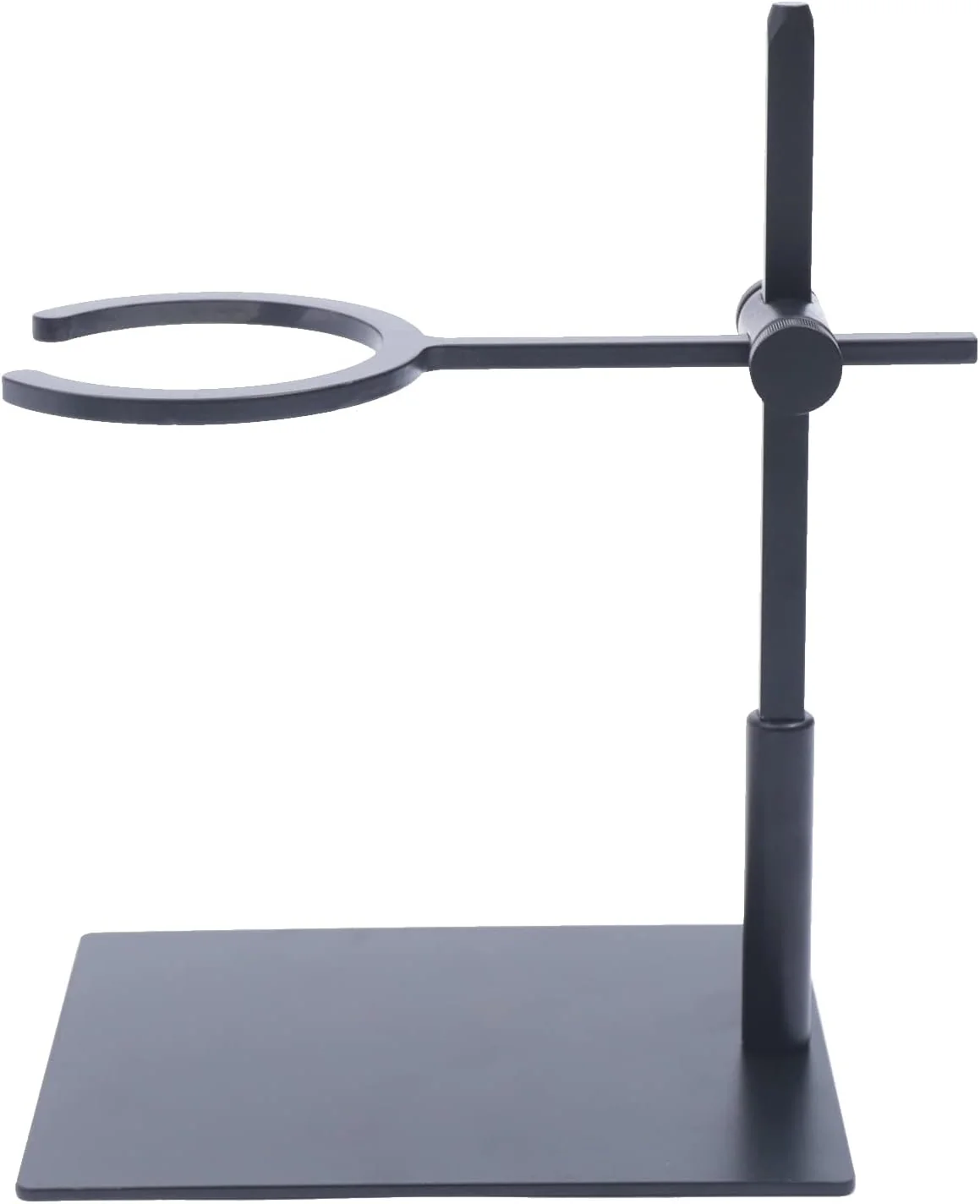 Stylish Pour Over Stand Coffee Station Black Aluminum Pour Over Coffee Dripper Adjustable Coffee Filter Stand Holder for Coffee Connoisseurs Coffee Lovers for Coffee Experience Powerful