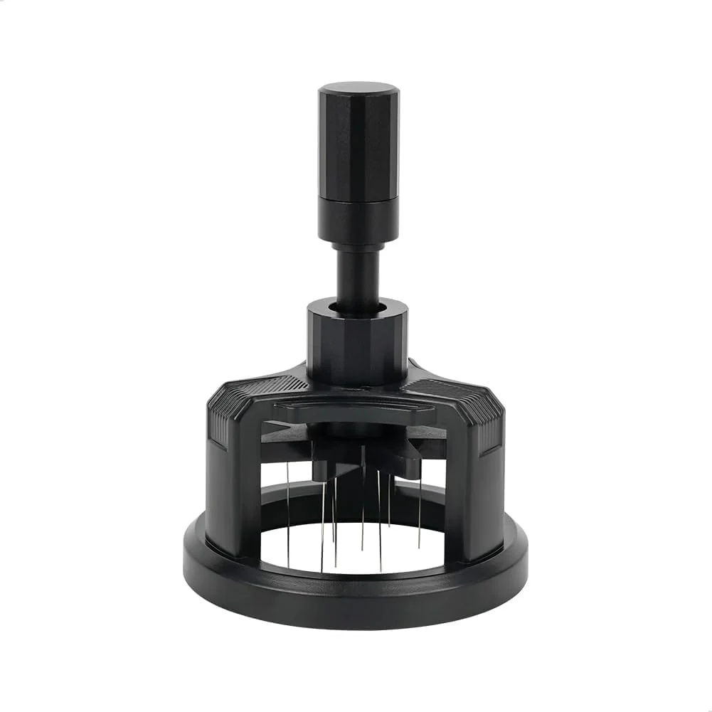 Pure watchget 58MM WDT Tool Espresso Stirrer Distribution Tool Stainless Steel Aluminum Alloy Adjustable Needle Height with Magnetic Base for Barista Prestigious