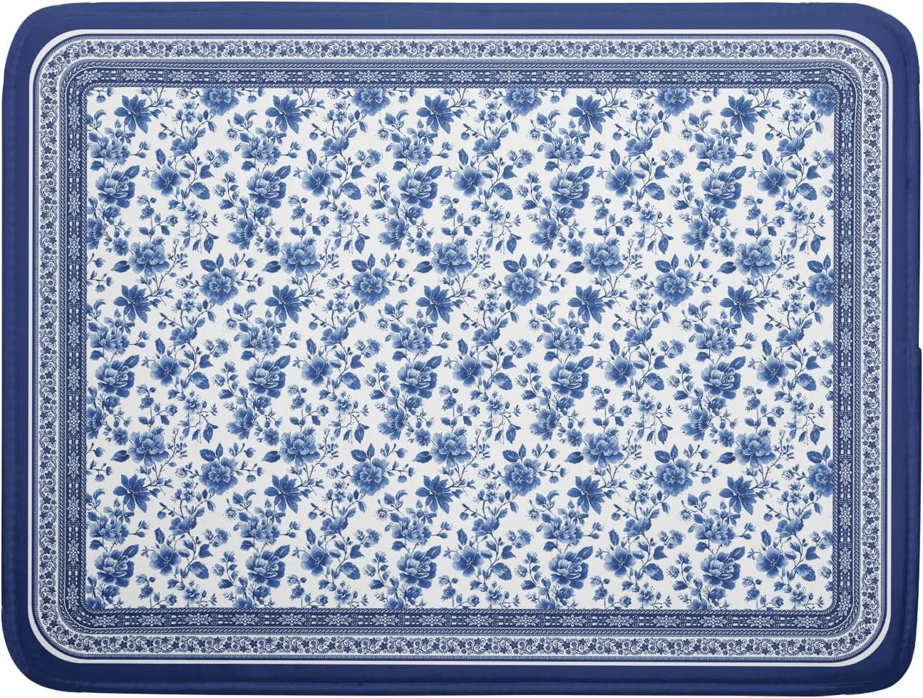 Responsible Blue Floral Branches Dish Drying Mat for Kitchen Counter Chinoiserie Pattern Dish Drying Pad 16 x18 Absorbent Vintage Flowers Decor Dishes Drainer Flexible