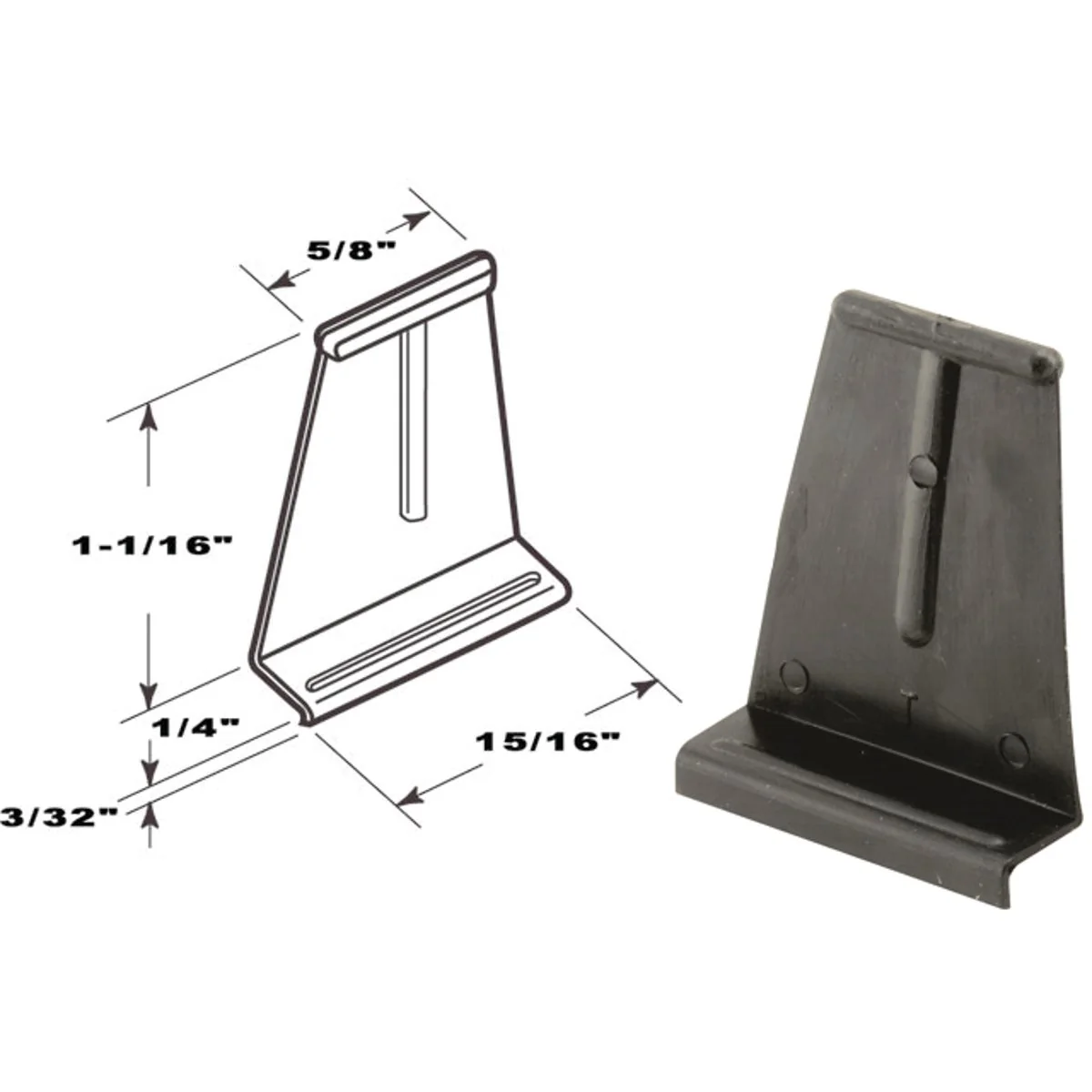 High-Performance Prime-Line Black Spline Channel Pull Tab 25-Pack Practical