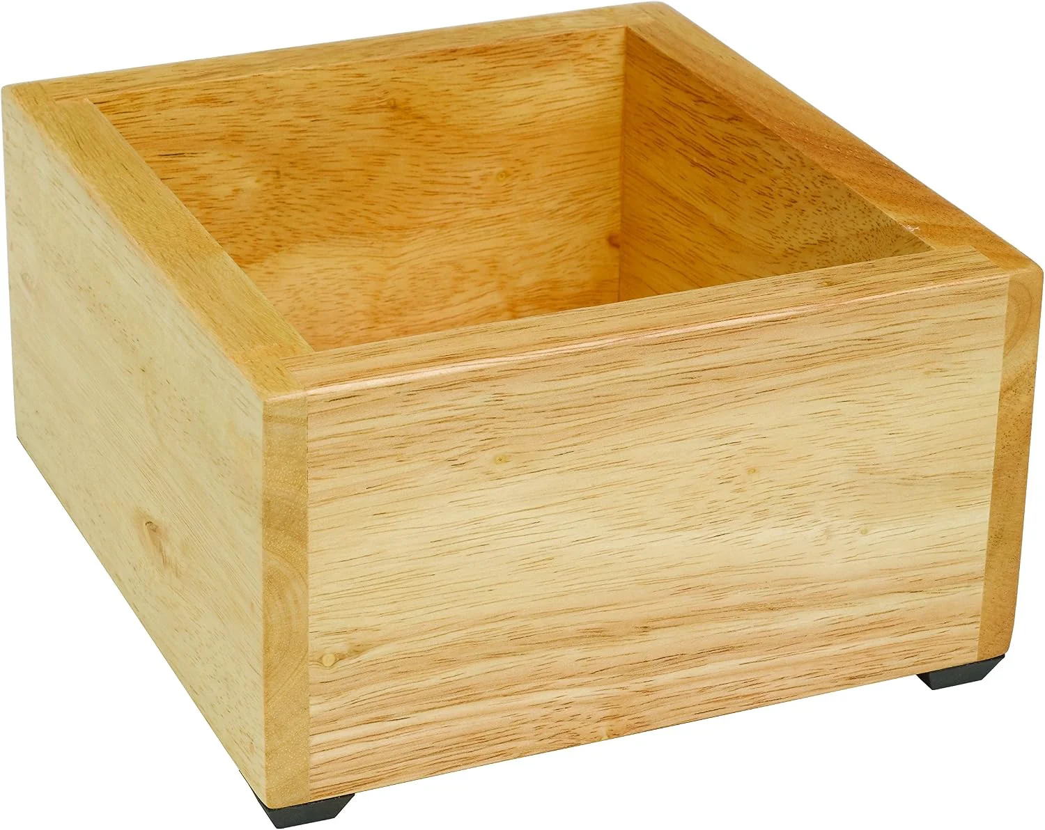 Flexible Rattleware Maple Espresso Knock Box Holder 6×5.5x4in for Home and Cafe Lightweight