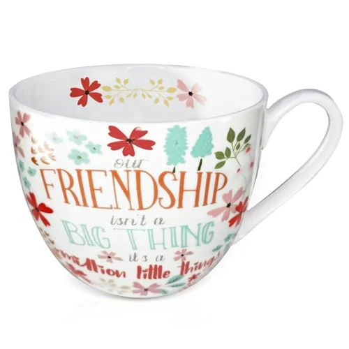 Detailed 20 oz Floral Friend Coffee Mug Fast