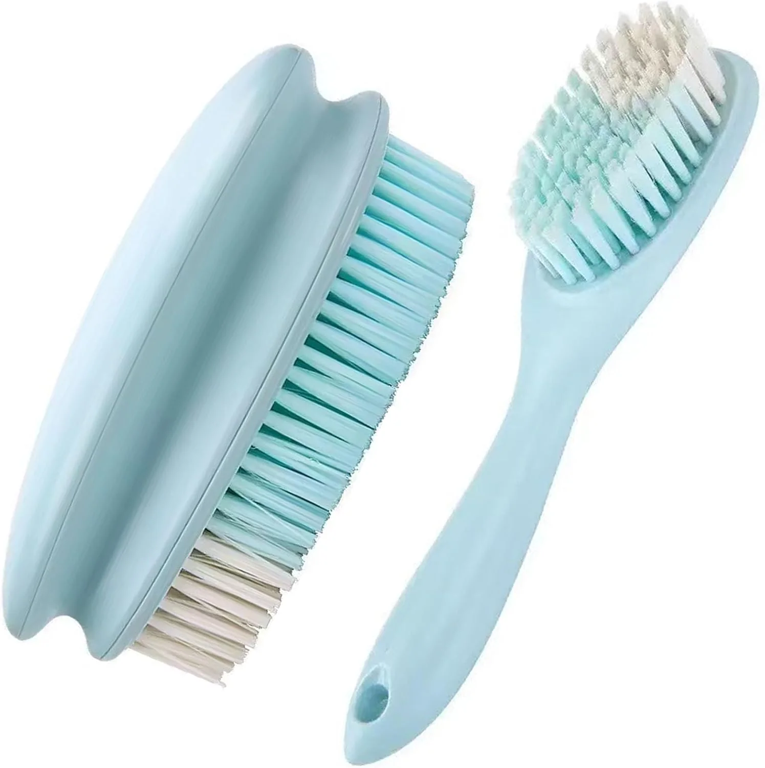 Specialty Cleaning Scrub Brushes Laundry Brush Soft Bristle Scrubbing Brush Clothes Brush Removes Stains from Fabrics Cleaning Brush Scrubber Brush for Fabric Carpet Clothes – 2 Pack Enhanced