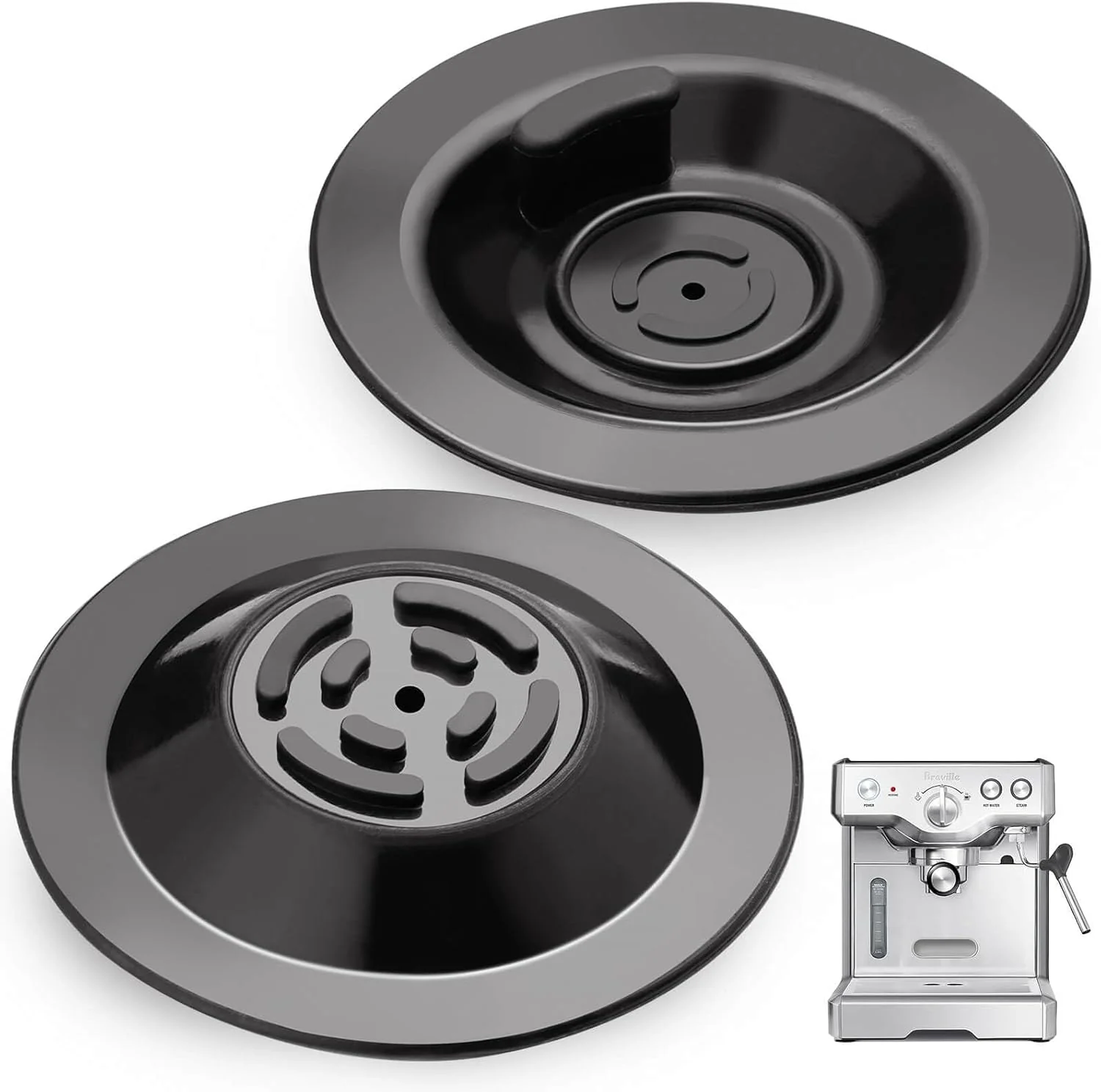 Reliable Songtiy 2PCS Espresso Cleaning Disc 54mm Silicon Backflush Disc for Select Breville Espresso Machines Superior