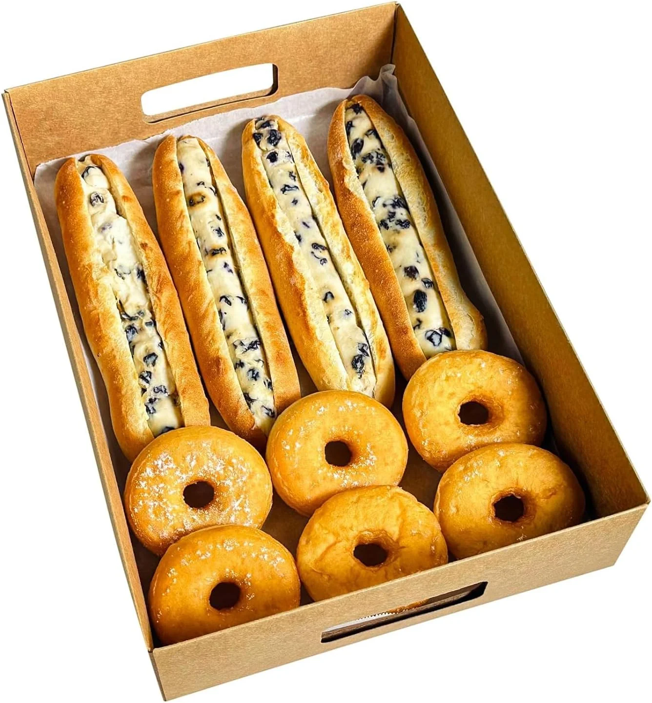 Secure 12-Pack 13 X 9 X 3 Brown Blyss Cookie Crate Sturdy Cookie Serving Tray Great for Party Platters Smart