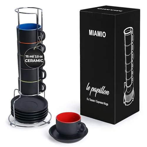Sophisticated 6 Espresso Cups Smart