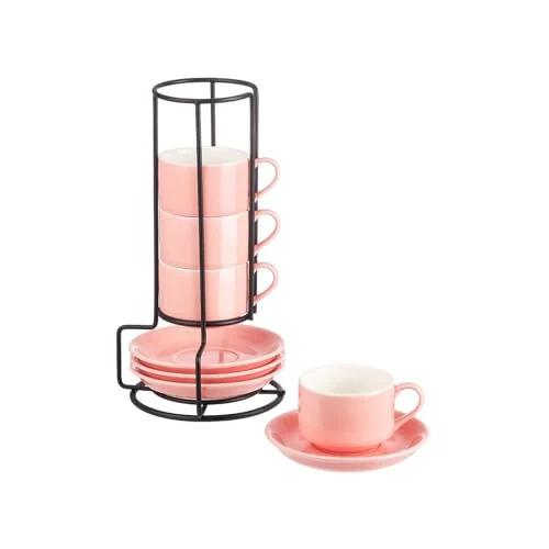 Organic 2.5 Ounce Espresso Cups Set of 4 4 Count Functional