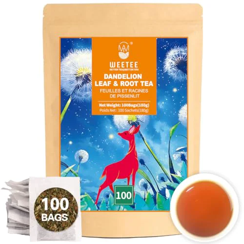 Modern Dandelion Leaf Root Tea Bags 100ct 100 Count Excellent