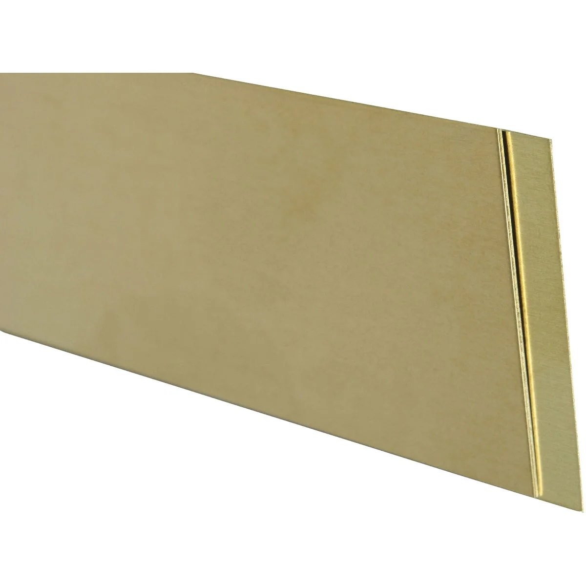 Powerful K S Brass 2 In. x 12 In. Strip Stock Solid