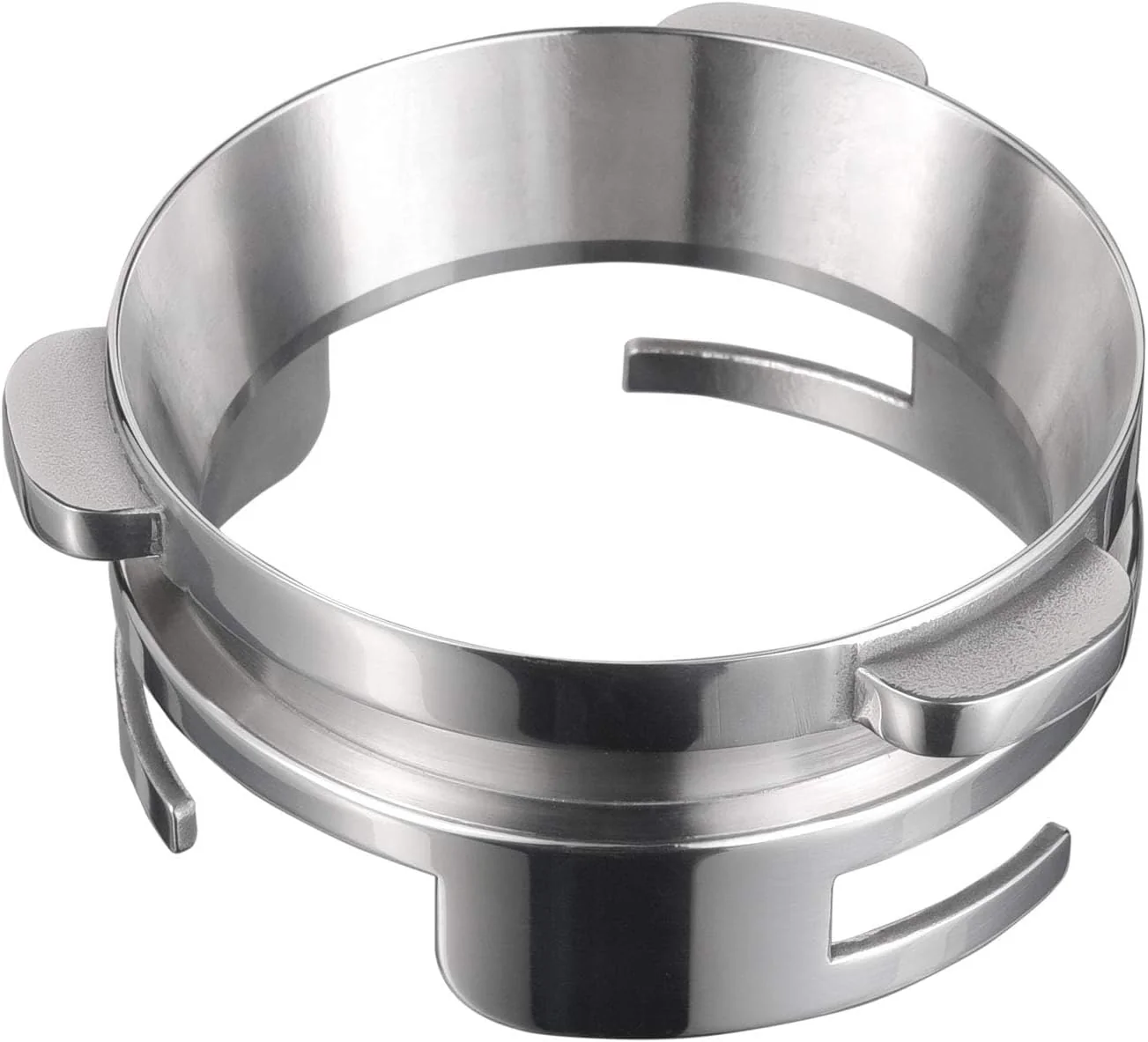 Reusable Hands- Dosing Funnel Matow 54mm Dosing Funnel with Grinder Trigger Compatible with Breville 54mm Portafilters Optimized
