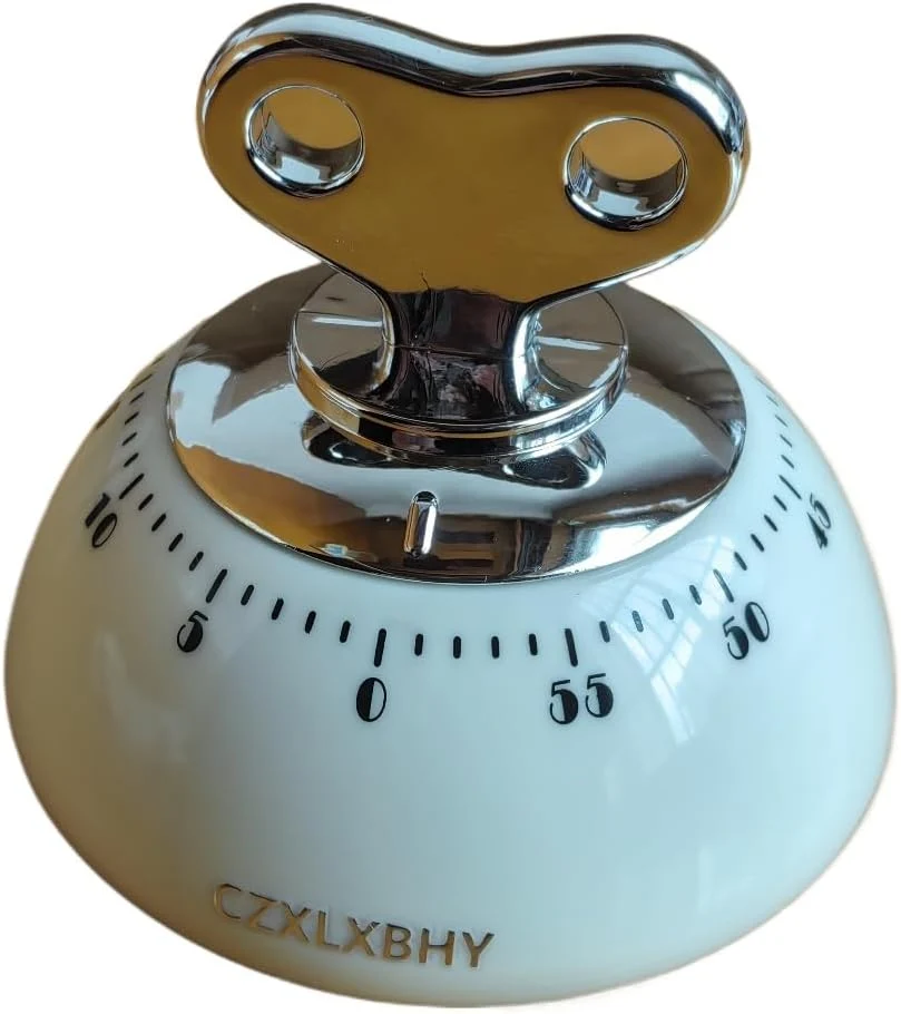 Original Design Mechanical Kitchen Timer No Batteries Magnetic Back Effective