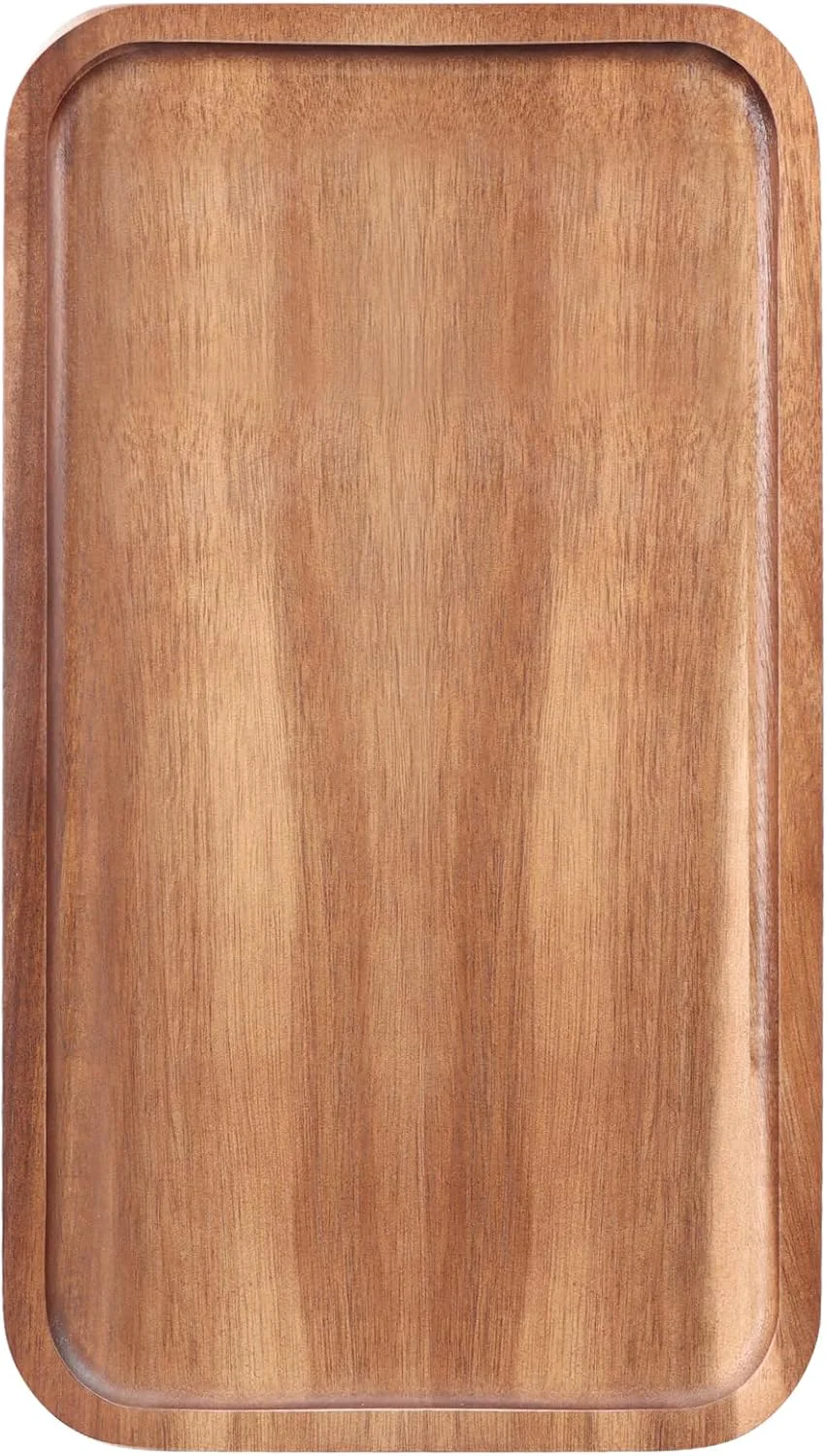 Traditional Medium Acacia Wood Serving Trays Long Charcuterie Boards Wood Snack Platter Rectangular Cookie Appetizer Plates Serving Cheese Board Rectangle Long-Lasting