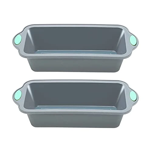 Elegant 9 Inch Silicone Bread and Loaf Pan 2 Count Recyclable