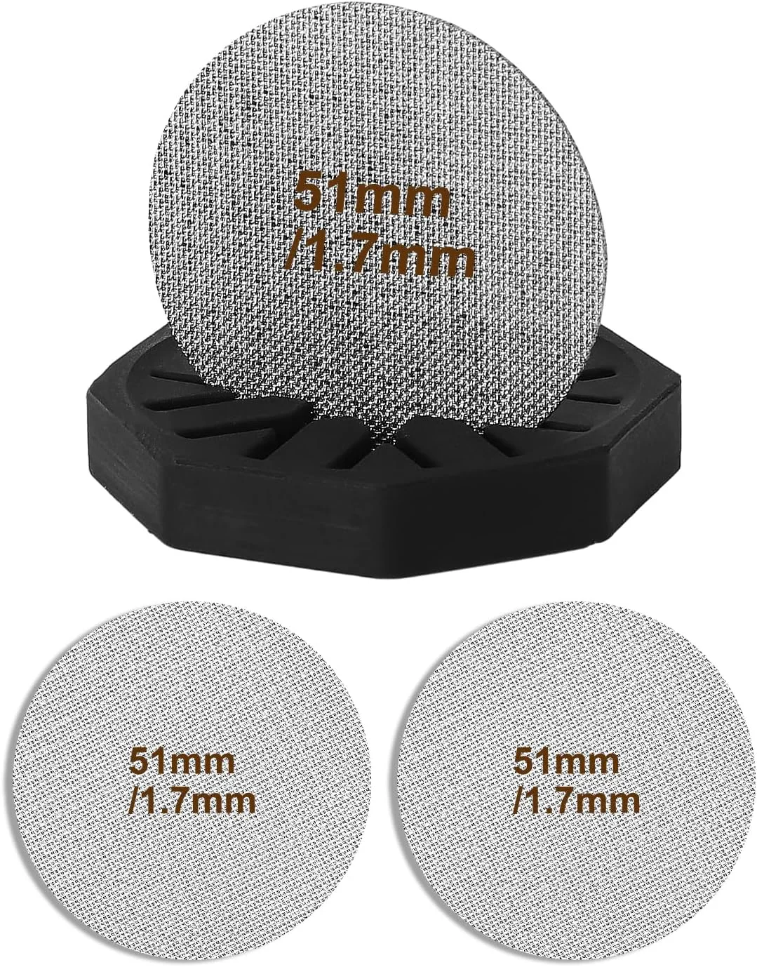 Contemporary 2 1 PACK 51mm Puck Screen amp Coffee Espresso Screen Holder Original Design