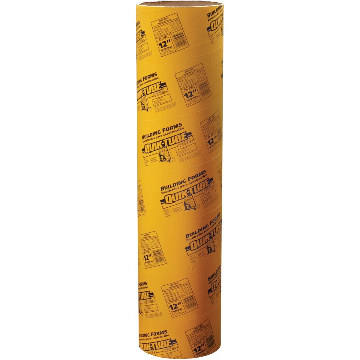 Fashionable Quikrete Quik-Tube Rigid Fiber 12” x 4′ Concrete Form Tube Classic