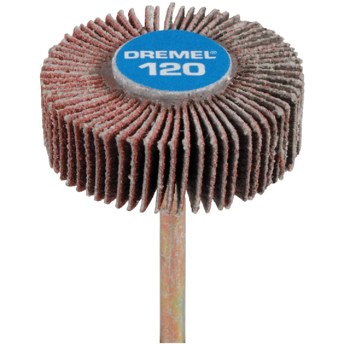 Durable Dremel 3 8 In. 120 Grit Flap Wheel Responsible