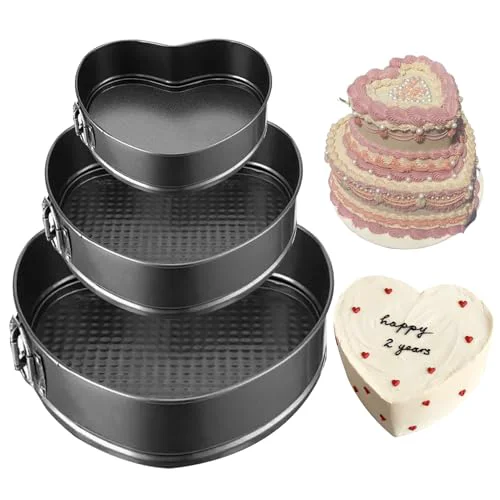 Stylish Springform Cake Pan Set of 3 Luxury