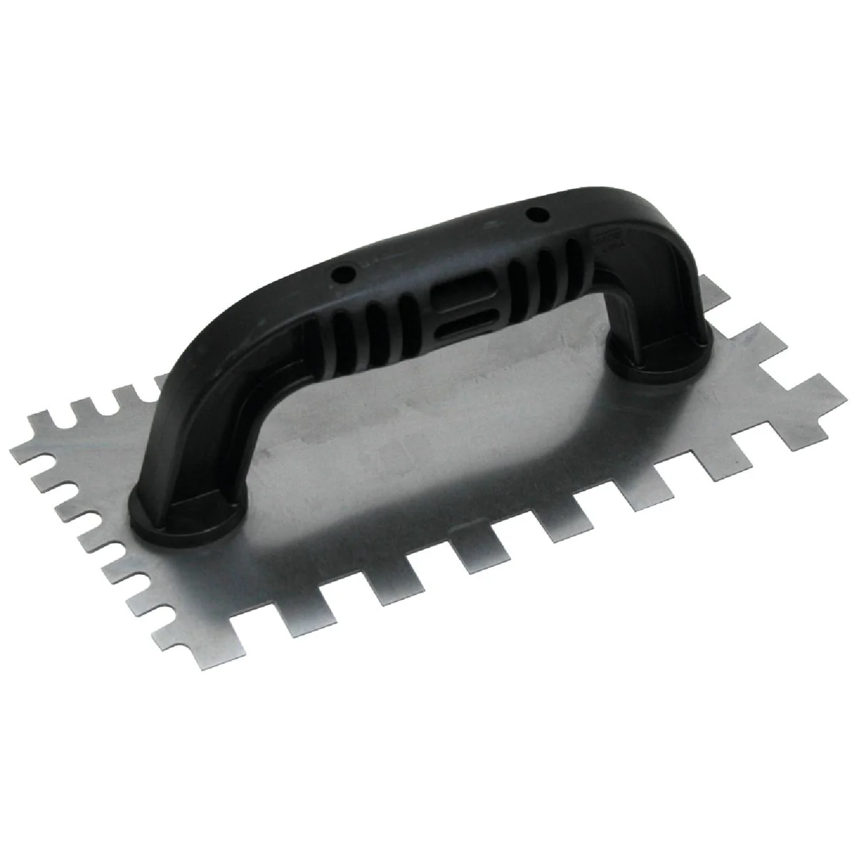 Crafted QLT 1 2 In. Square Notched 1 4 In. U-Notched Trowel w Black Handle Fast