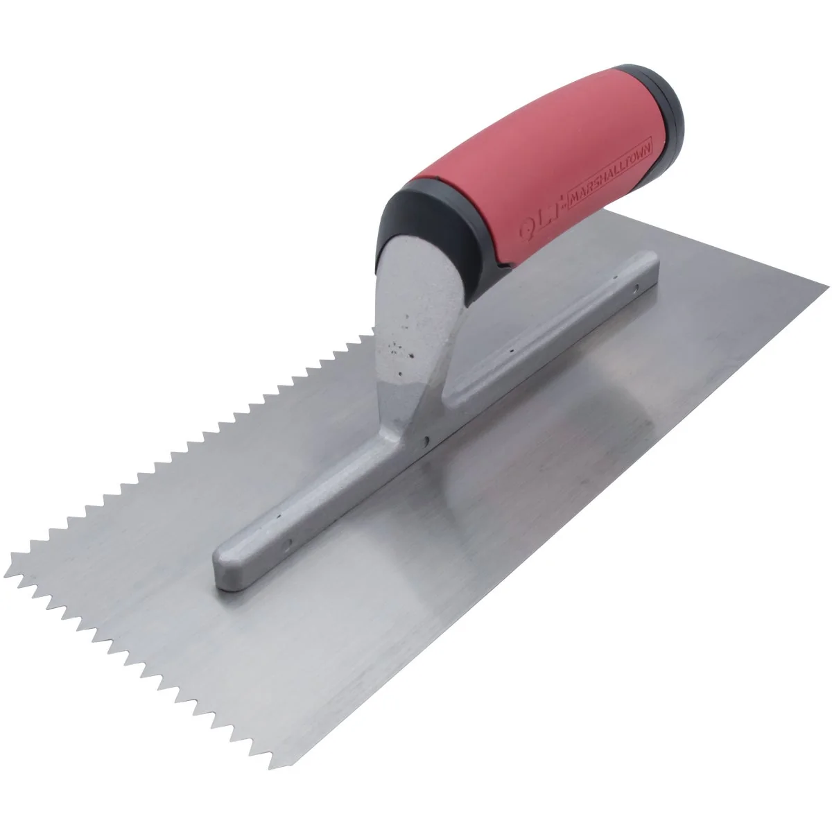 Authentic QLT 1 4 In. V-Notched Trowel w Soft Grip Solid