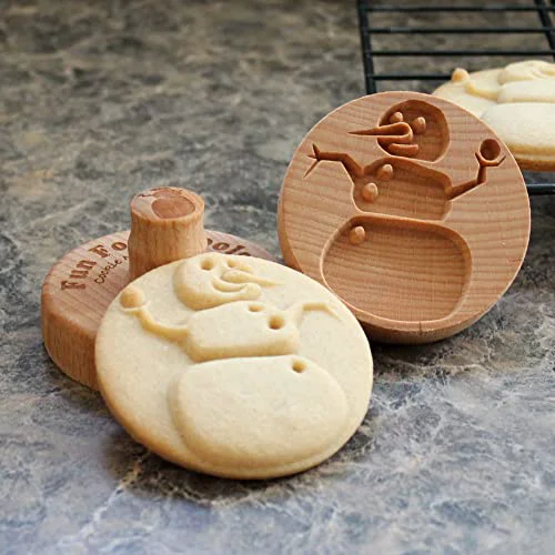 Elegant Wood Cookie Stamp Excellent