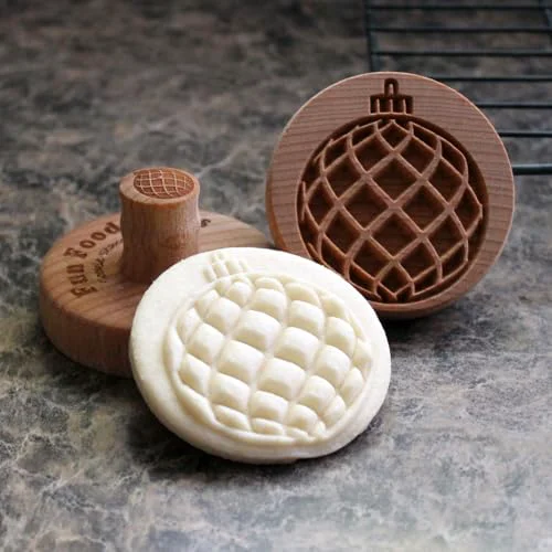 Crafted Wood Cookie Stamp Prestigious