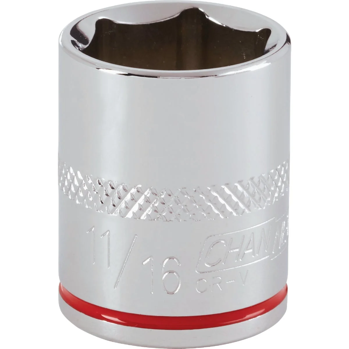 Superior Channellock 3 8 In. Drive 11 16 In. 6-Point Shallow Standard Socket Clean