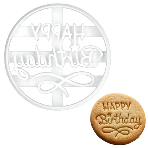 Premium Happy Birthday Cookie Cutter Trendy