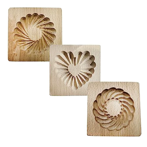 Healthy Wooden Cookie Biscuit Mold Easy-to-Use